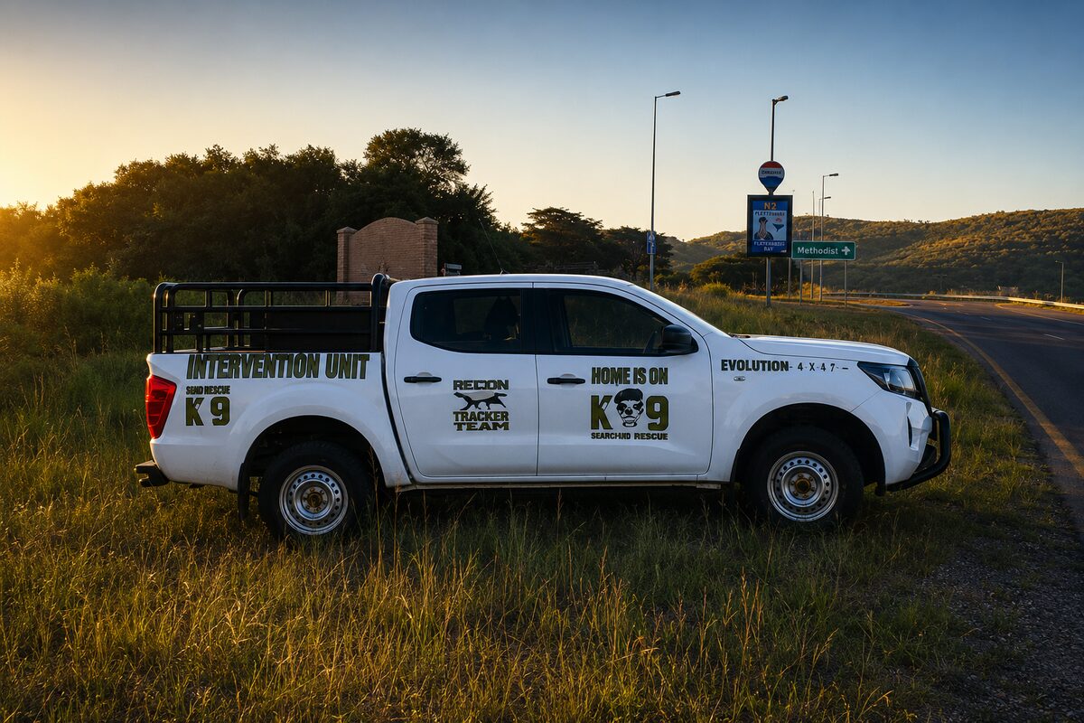 Afrique Du Sud K9 mobile patrol vehicle